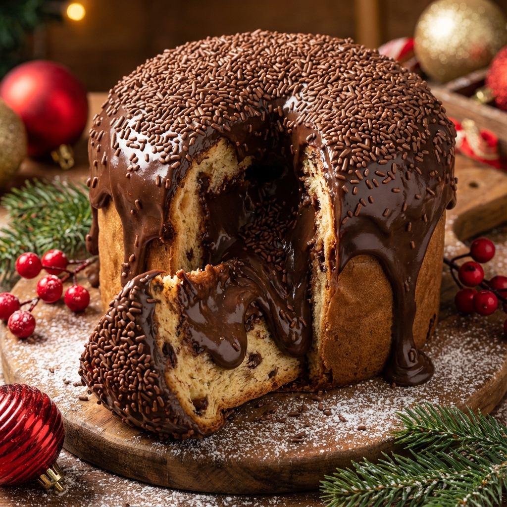 Panetone de Brigadeiro
